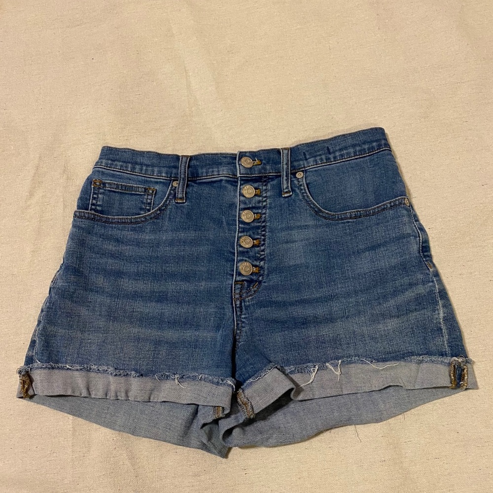 Madewell High Rise Denim Shorts